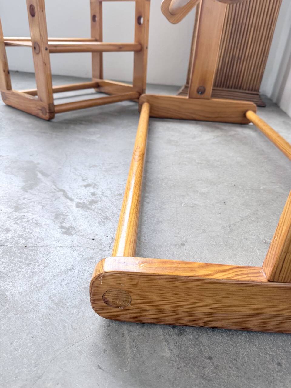 Bureau et chaise enfant pin Bauhaus
