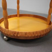 Mid-Century Table on Wheels, 1970s, Czechoslovakia