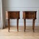 Pair of Louis XV nightstands in walnut