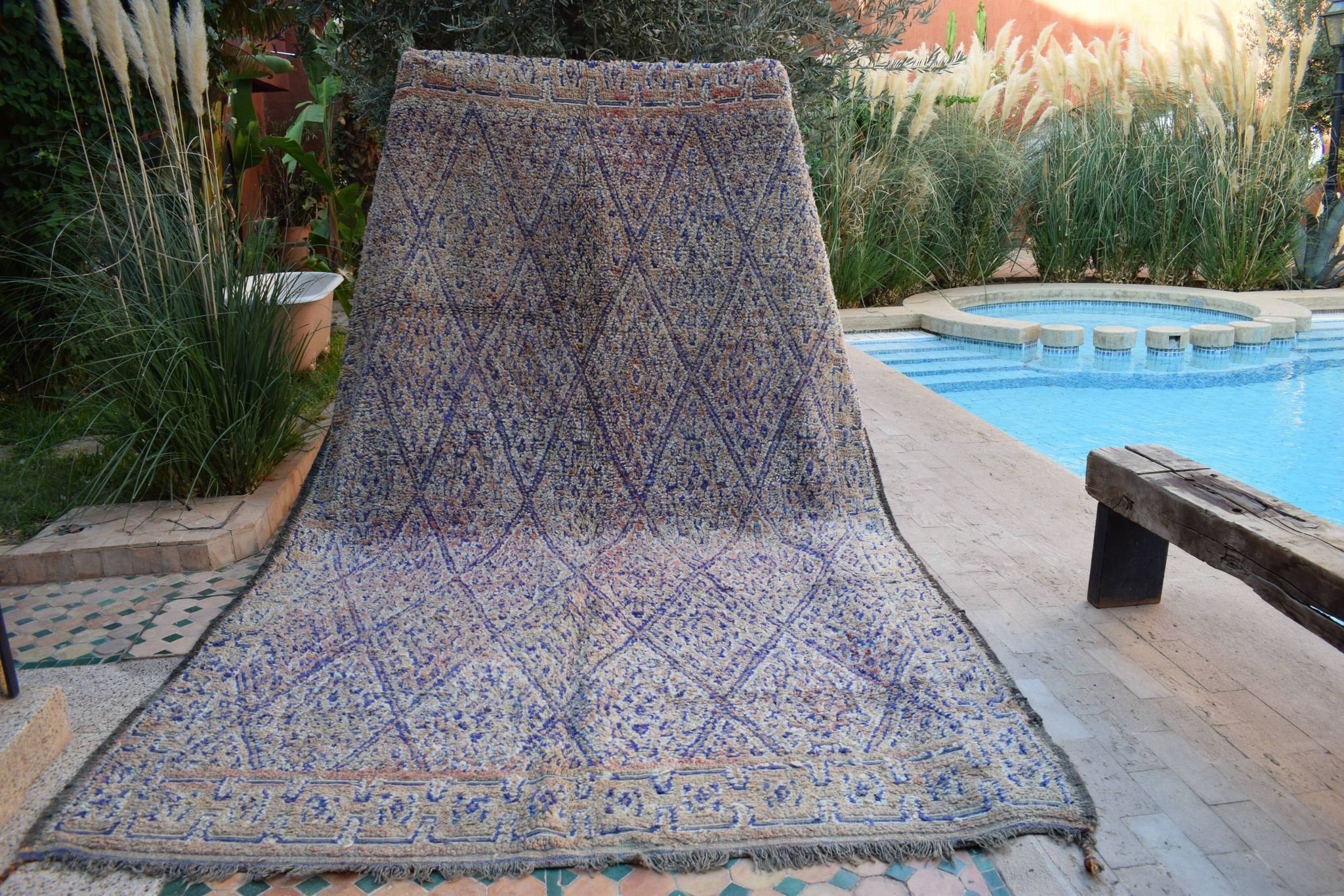 Vintage Moroccan Berber rug, 360x327 cm