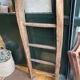 Raw wood ladder