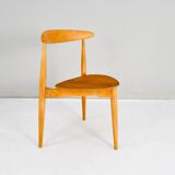 FH4103 Heart dining chairs by Hans Wegner for Fritz Hansen, Denmark 1950s
