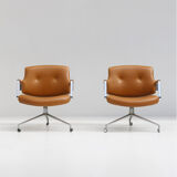 Preben Fabricius and Jorgen Kastholm Fk84 chair for Kill International