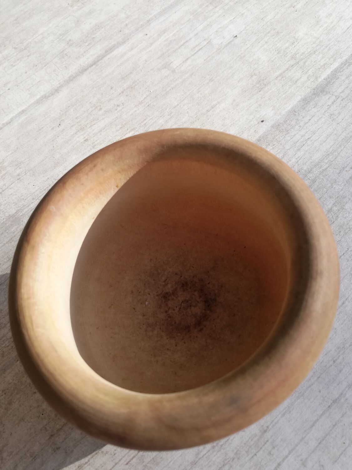 Wooden Mortar and Pestle Bowl