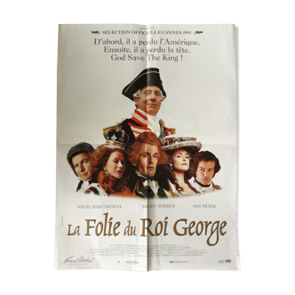 Affiche du film " La folie du roi george "