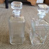 2 whiskey decanters