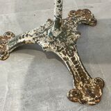 Table terrace guinguette edge of loire, iron, cast iron and marble
