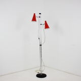 Red floor lamp by Lidokov, 1960s