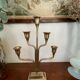 Art deco brass chandelier