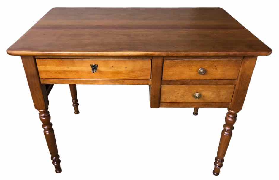 Bureau style Louis Philippe 3 tiroirs
