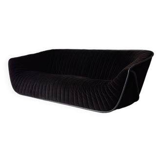 Cédric Ragot black velvet sofa