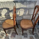 Pair of caned chairs in Louis XVI style