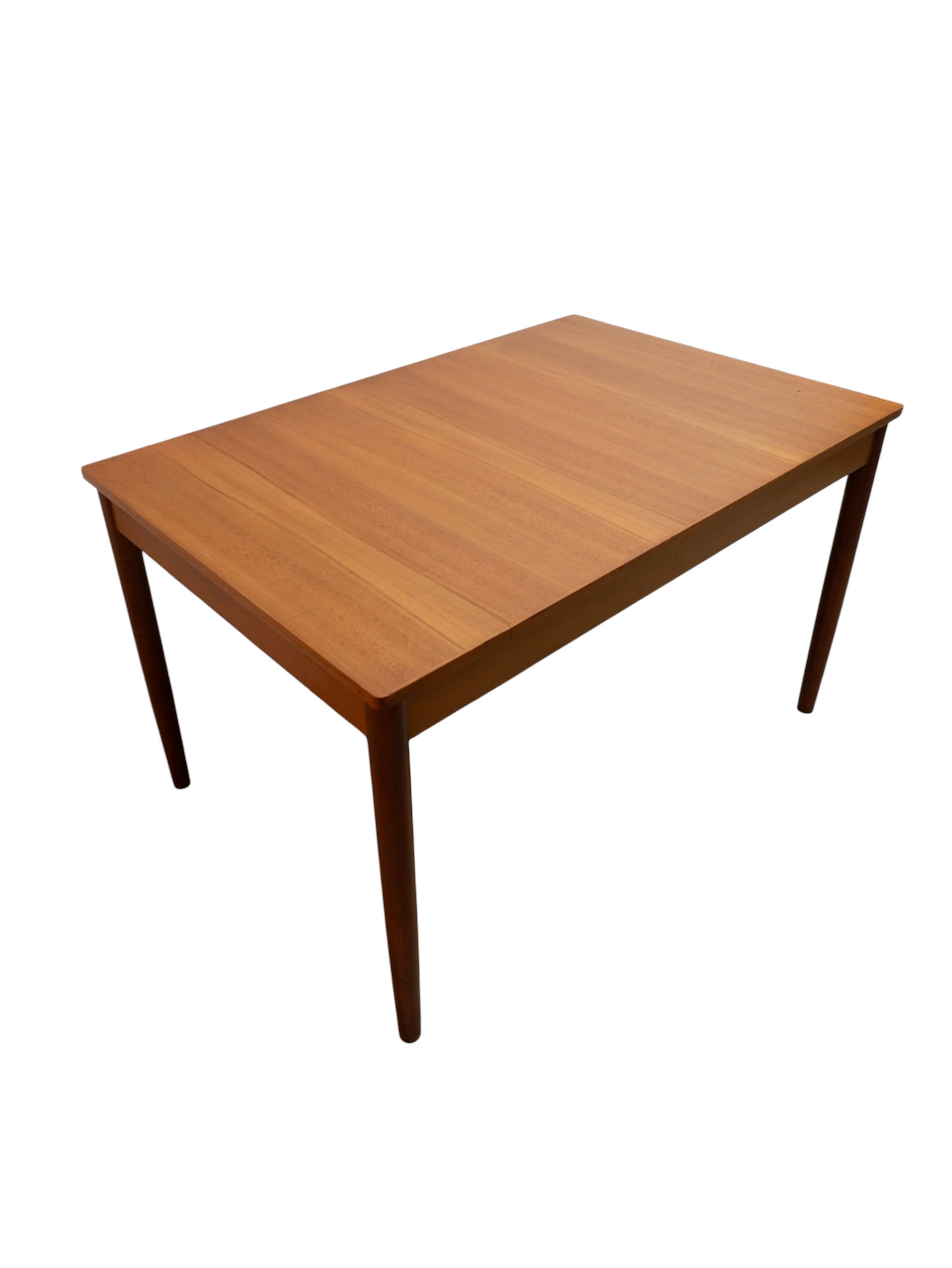 Teak extendable dining table, 1960s Denmark