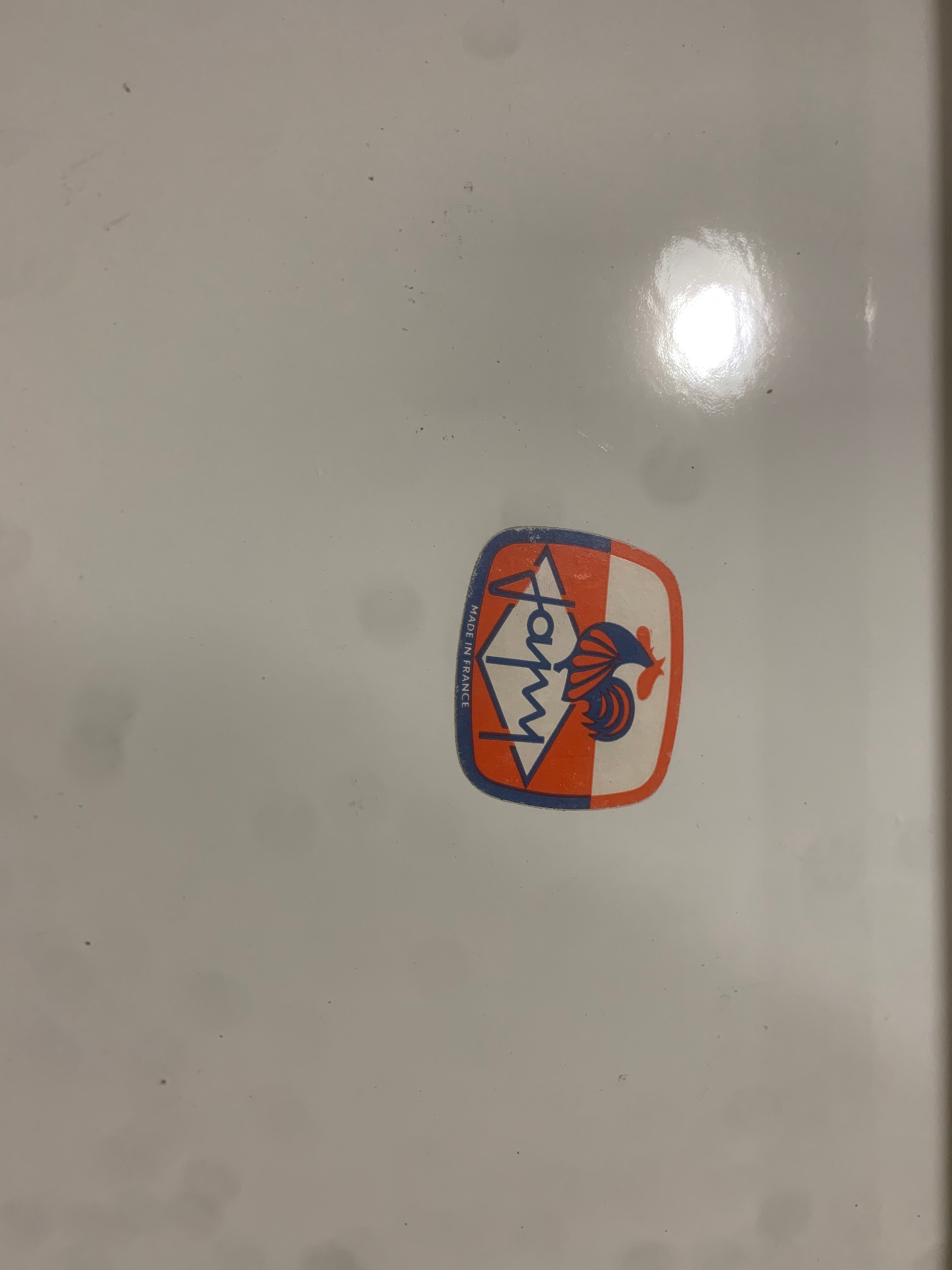 Japy Enamelled Steel Plate France