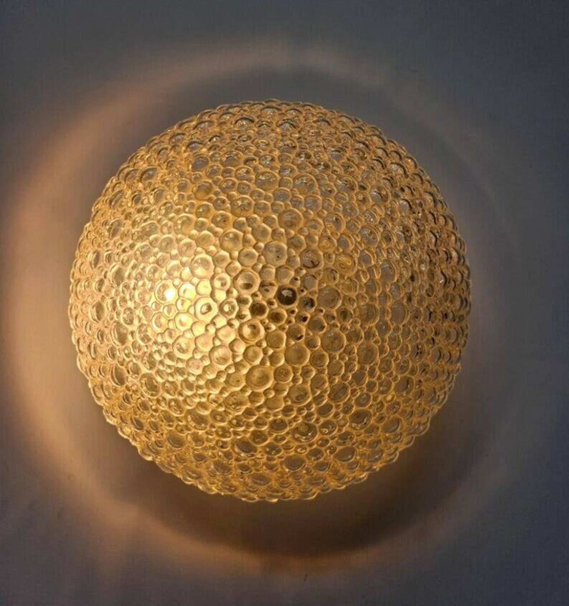 Rare plafonnier à bulles Limburg, Allemagne, années 1970