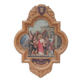 Terracotta decoration "stations of the cross"