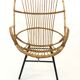 Rohe Noordwolde rattan chair, 1960, Netherlands XL siz