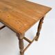 Brocante brown dining table, 1970's