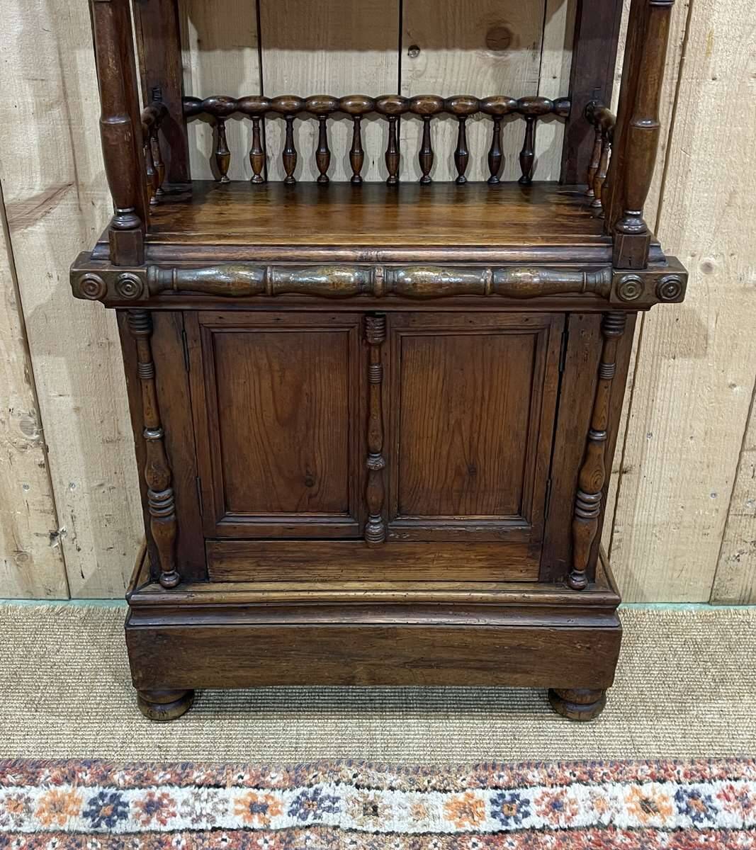 Late 19th century fir bookcase