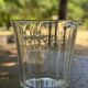 Vintage ribbed glass champagne bucket