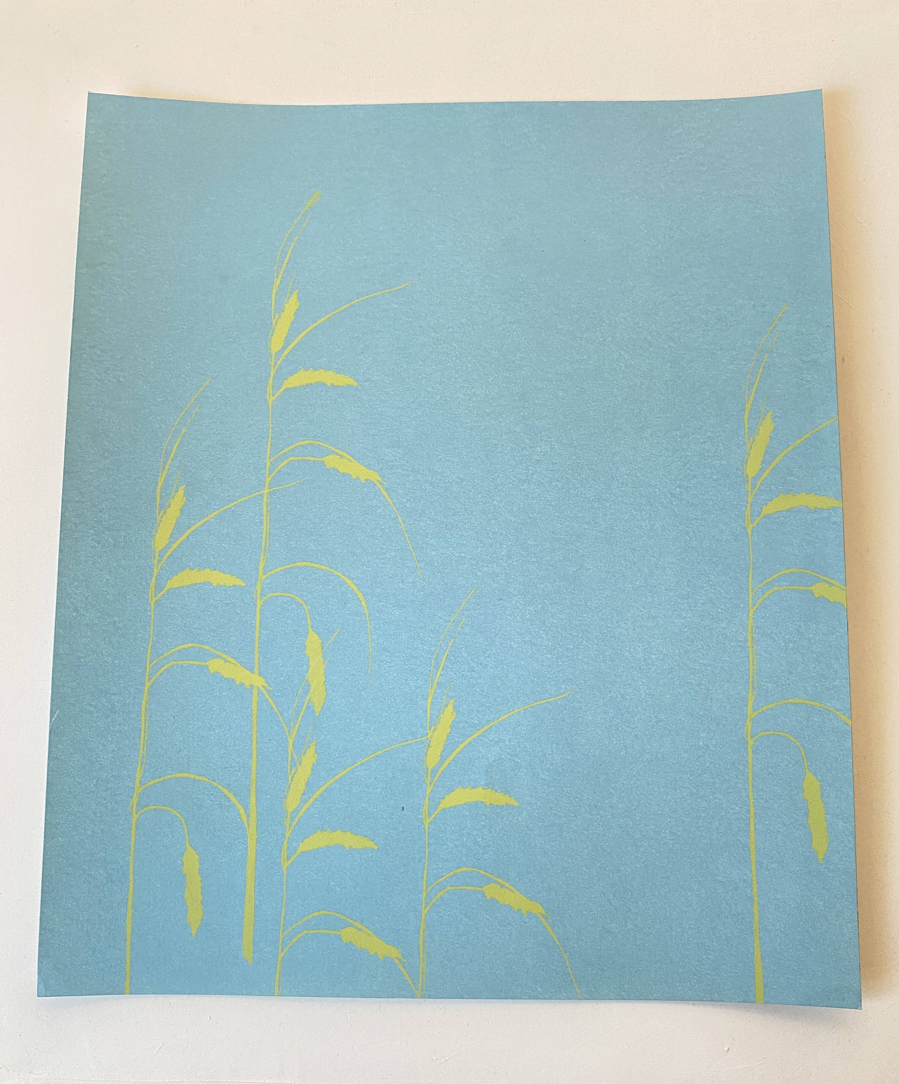 80s screen printing, gilded wood glass frame