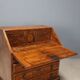 Antique walnut burr drop-leaf cabinet with 8 drawers, Italy, 18th century.