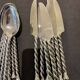 Ménagère inox torsade