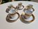 Fine porcelain coffee service, Arc de Triomphe model, La Table Impériale.