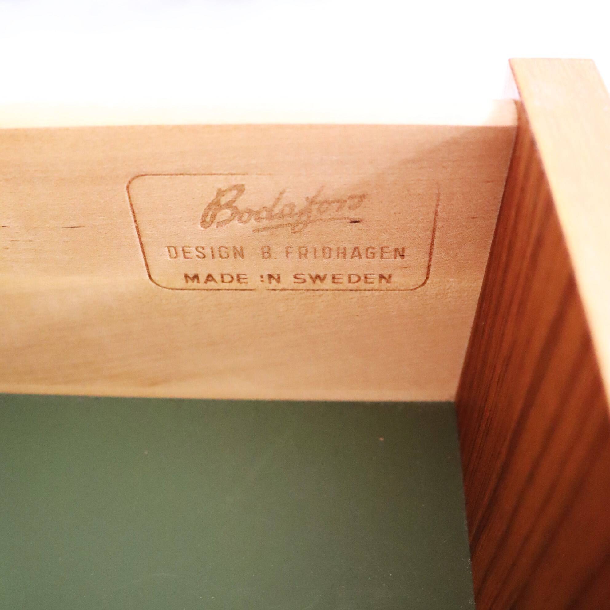 Pair of Scandinavian teak bookcases from the 60s