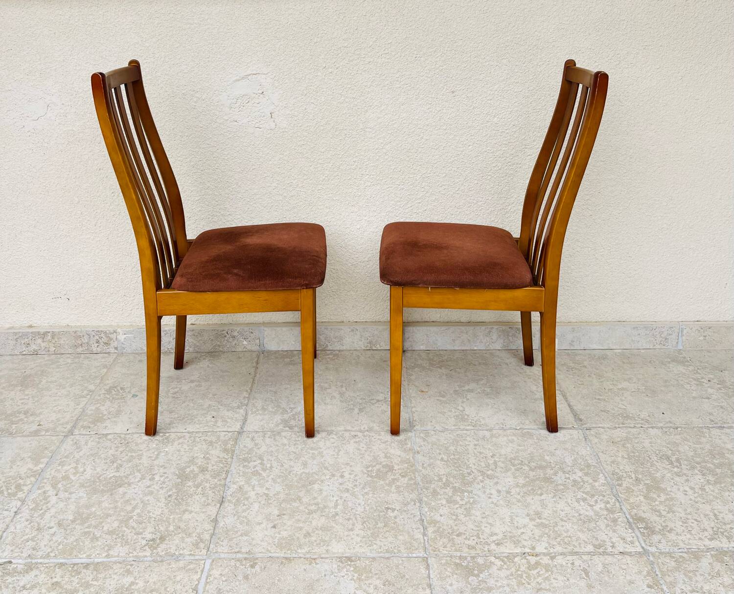 2 chaises scandinave 1960