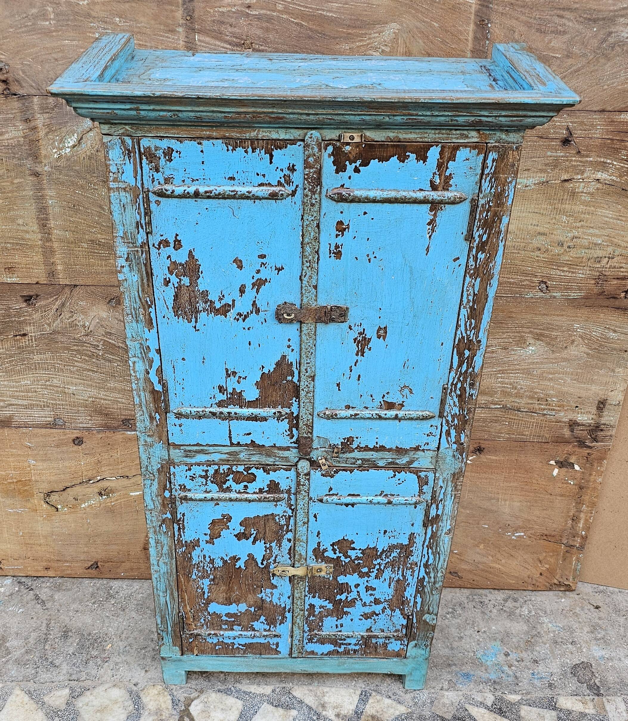Antique tribal teak sideboard from Burma.