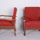 Set of Art Deco Walnut Armchairs, 1930s