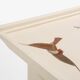 Maurice Jallot coffee table, painted oak with bird decorations, 1930.