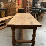 Early 20th century oak farmhouse table