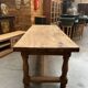 Early 20th century oak farmhouse table