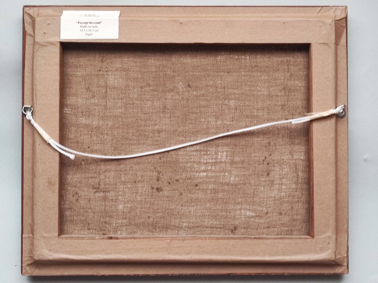 Paire de peintures à l'huile