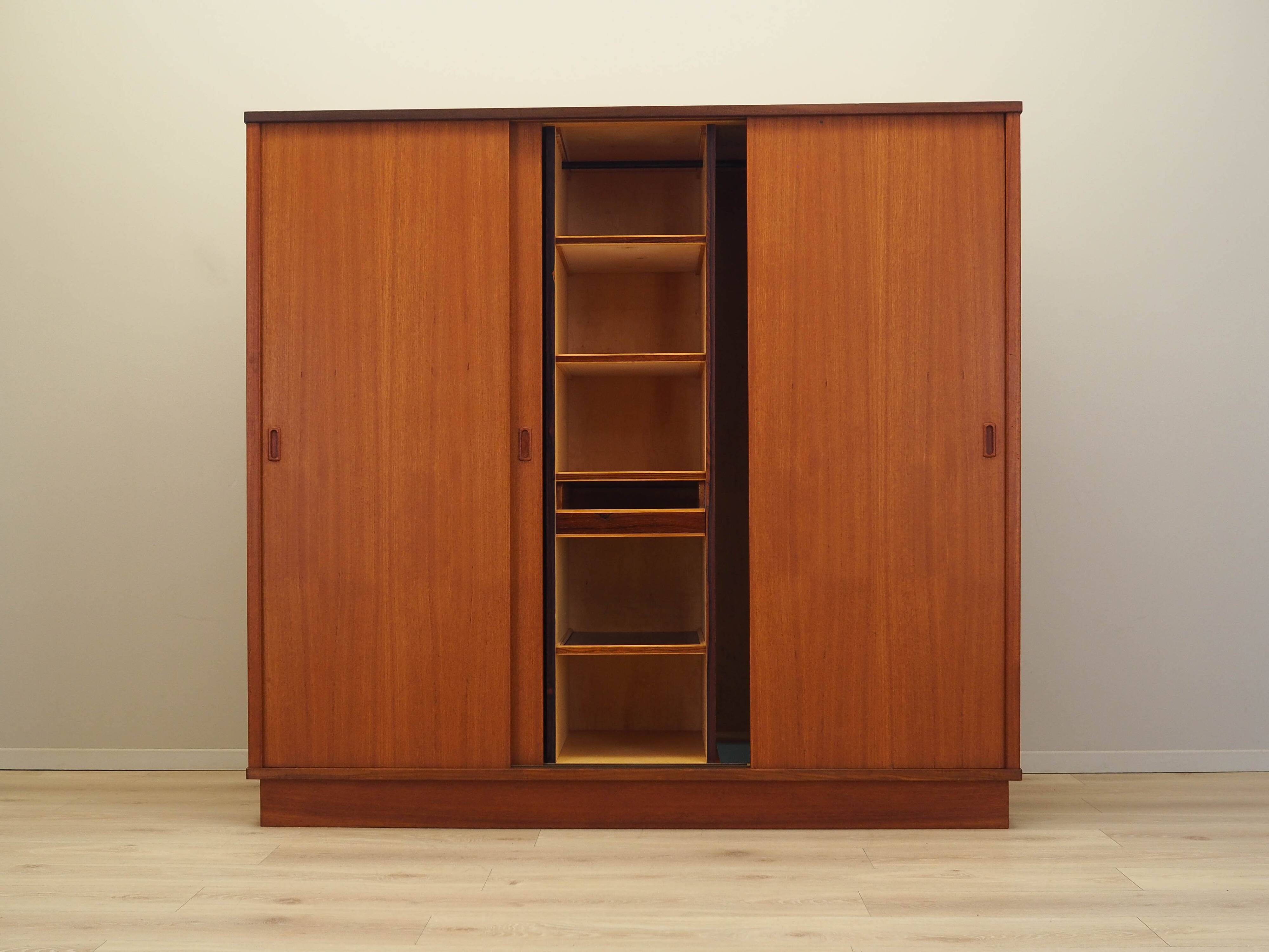 Teak wardrobe, Danish design, 1960s, manufacturer: Denmark