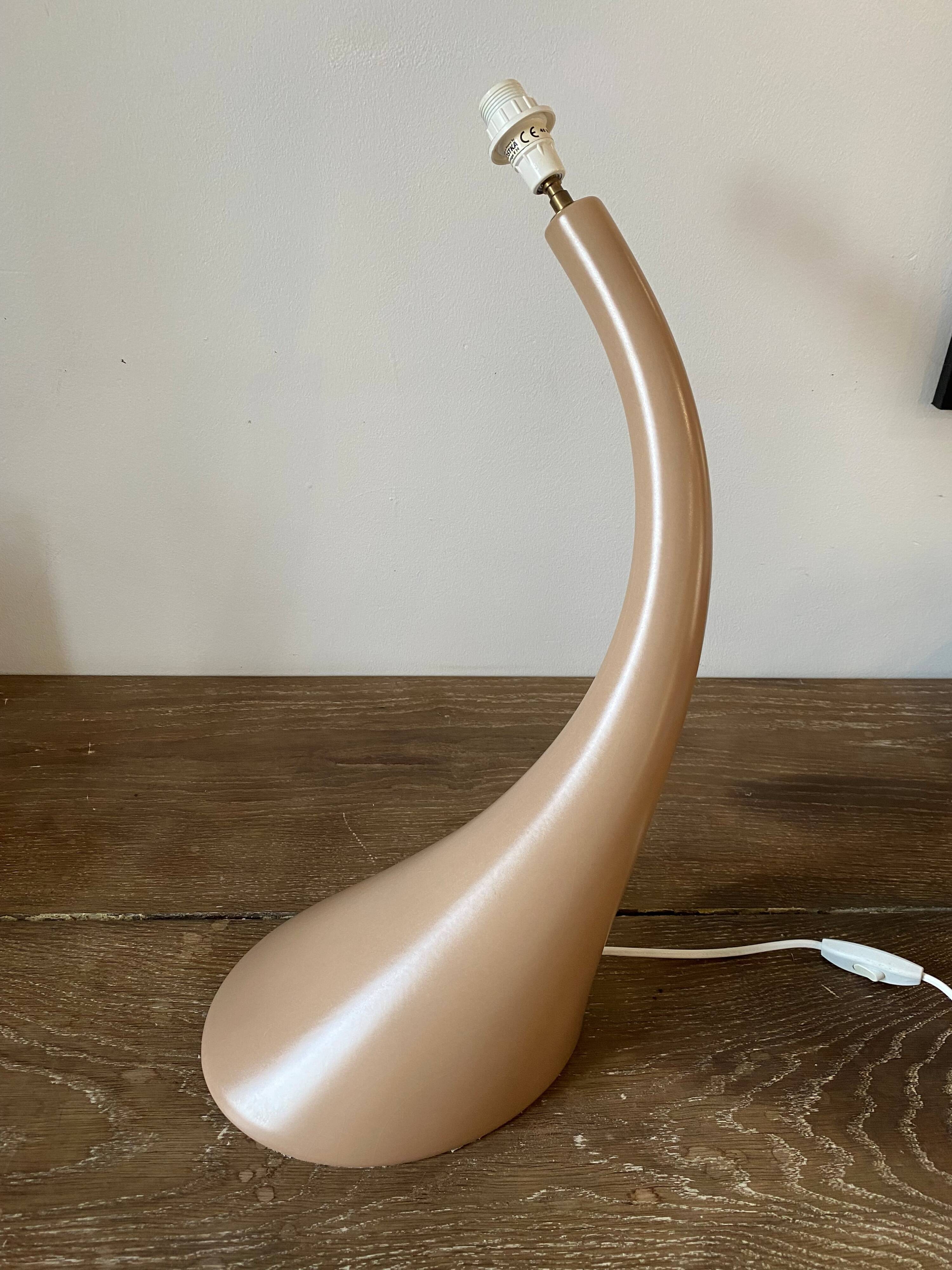 Kostka ceramic table lamp, gemo model, vintage 1970s