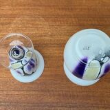 Vintage German glass vase and cup by Hans Jürgen Richartz for the Richartz art collection, set of 2.