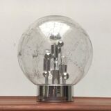 Planet Table Lamp Large Sphere from the German Space Age Mid-Century by Doria Leuchten, 1970s