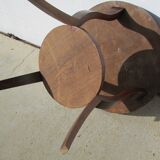 Healing tripode art deco walnut