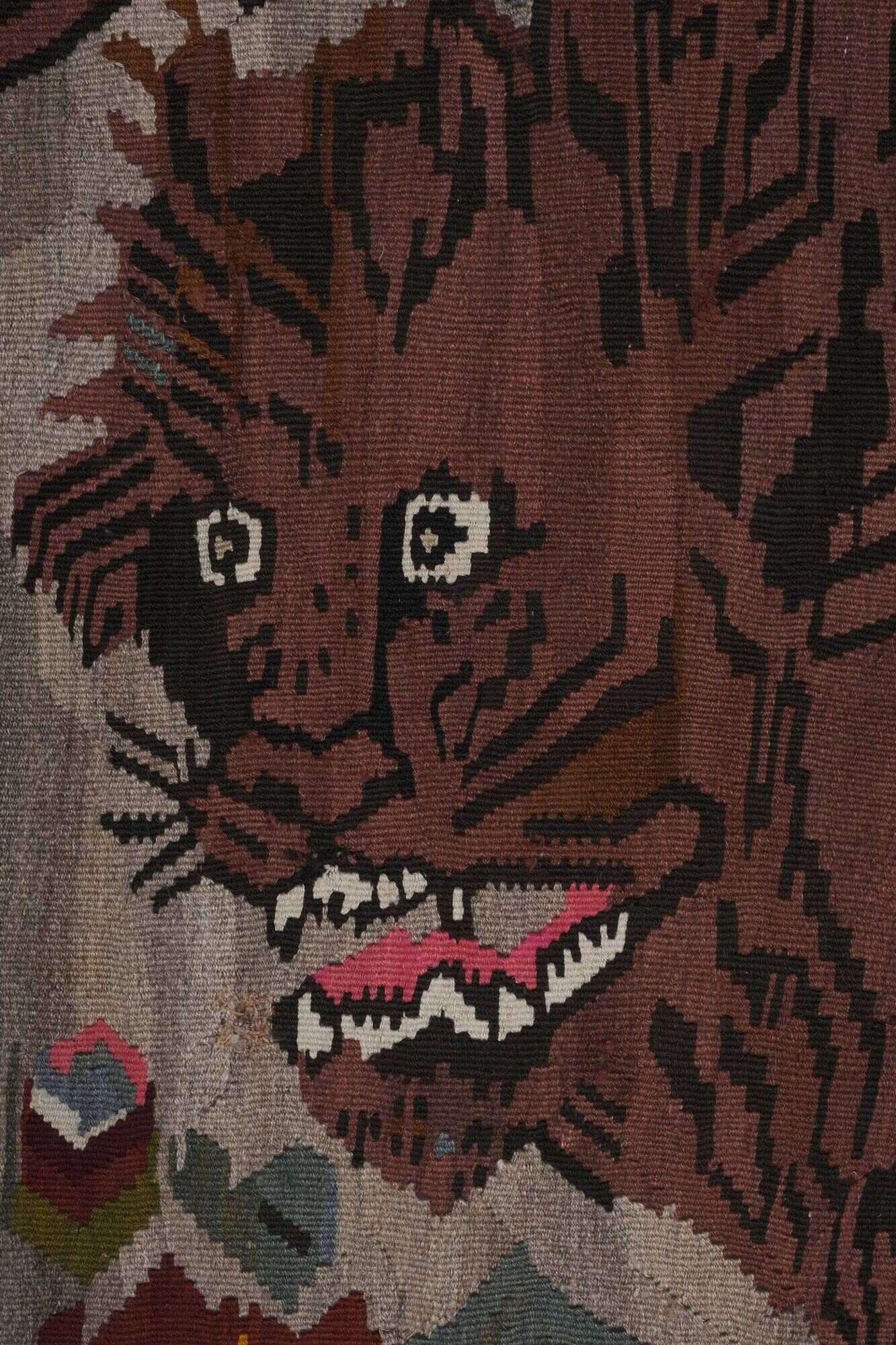Tapis Kilim turc vintage tissé main