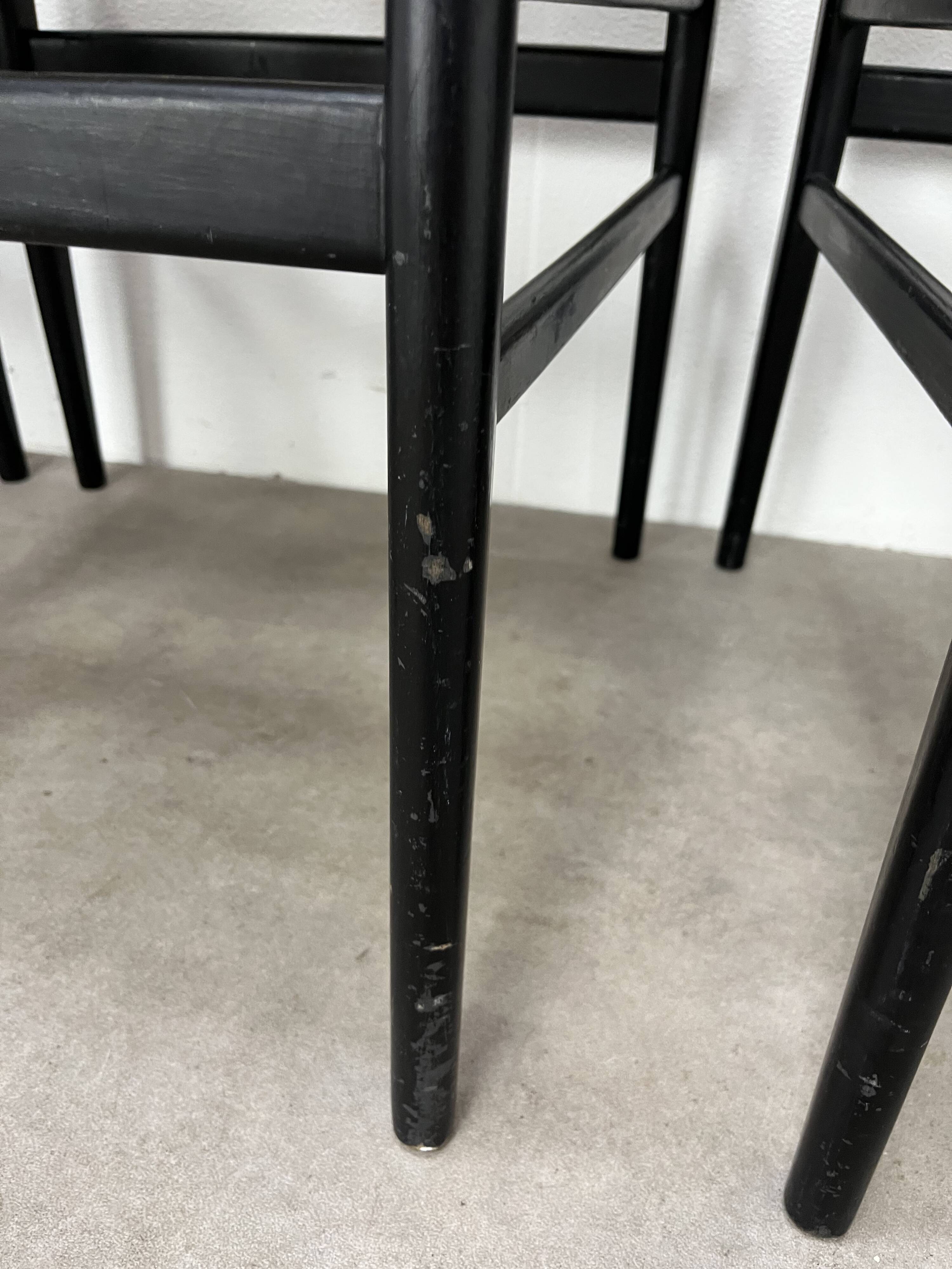 6 Leggera chairs by Gio Ponti for Cassina, Italy, first edition