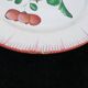 Plate in Faience de l'est pink red 19th LUNEVILLE ISLETTES ST CLEMENT nº2