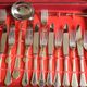 62-piece vintage stainless steel cutlery set, Eme 18/10, Italy