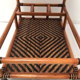 Dessert in rattan bamboo vintage cannage