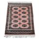 Tapis vintage noué main Bokhara Pakistan années 1950