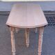 Louis Philippe round extendable dining table with renovated leaves and 4 extensions.