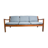 Danish 3-seater sofa in Teak and Gabriel fabric, Senator model, Ole Wanscher for France & Sound.
