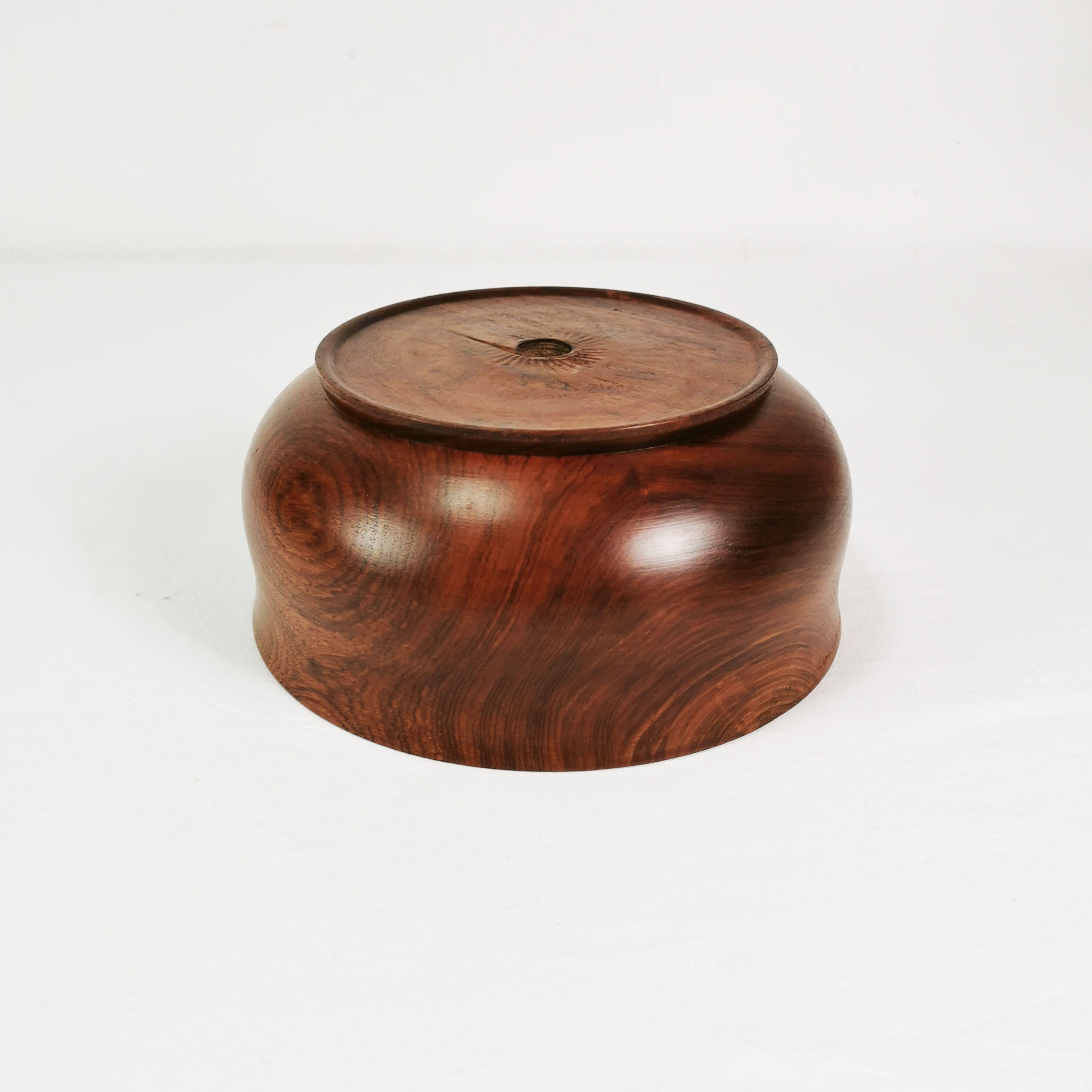 Large teak bowl and salad spoons, Denmark, 1960s